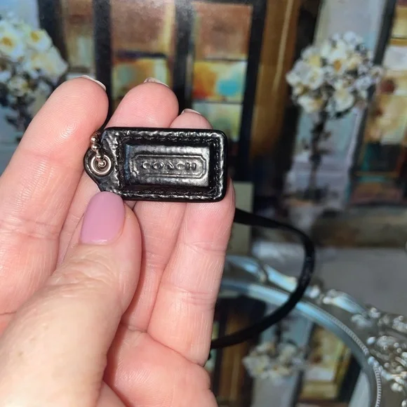 Coach Poppy Y2K Graffiti Script Leather Wristlet / Small Zip Pouch - Picture 5 of 10